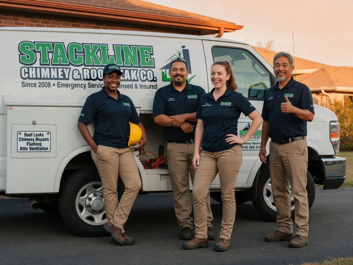 Chimney flashing repair company in Acworth, GA